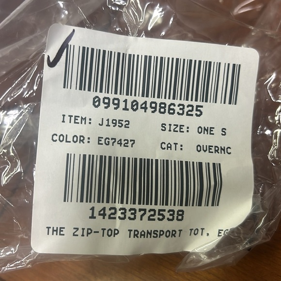 Madewell The Zip-Top Transport Tote MONOGRAM SILVA - Picture 5 of 5